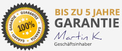 5 Jahre Garantie
