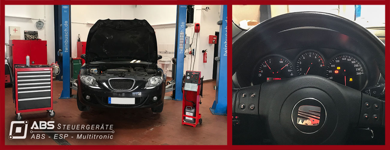 Seat Leon (Benziner) ABS Steuergerät Austausch 01130 ABS Betrieb